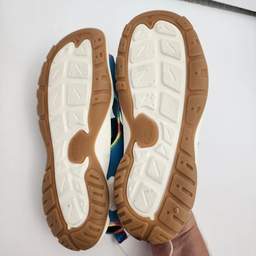 New Keen Sandals Big Kid Knotch Creek Open Toe Water Shoes Adjust‎ Sz 6